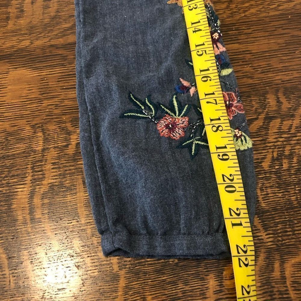 Zara Trafaluc Collection Gray Embroidered Shift Dress - Picture 15 of 16